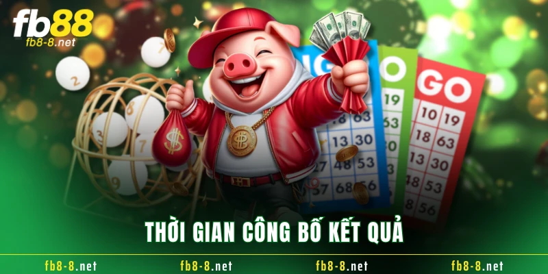Thời gian công bố kết quả